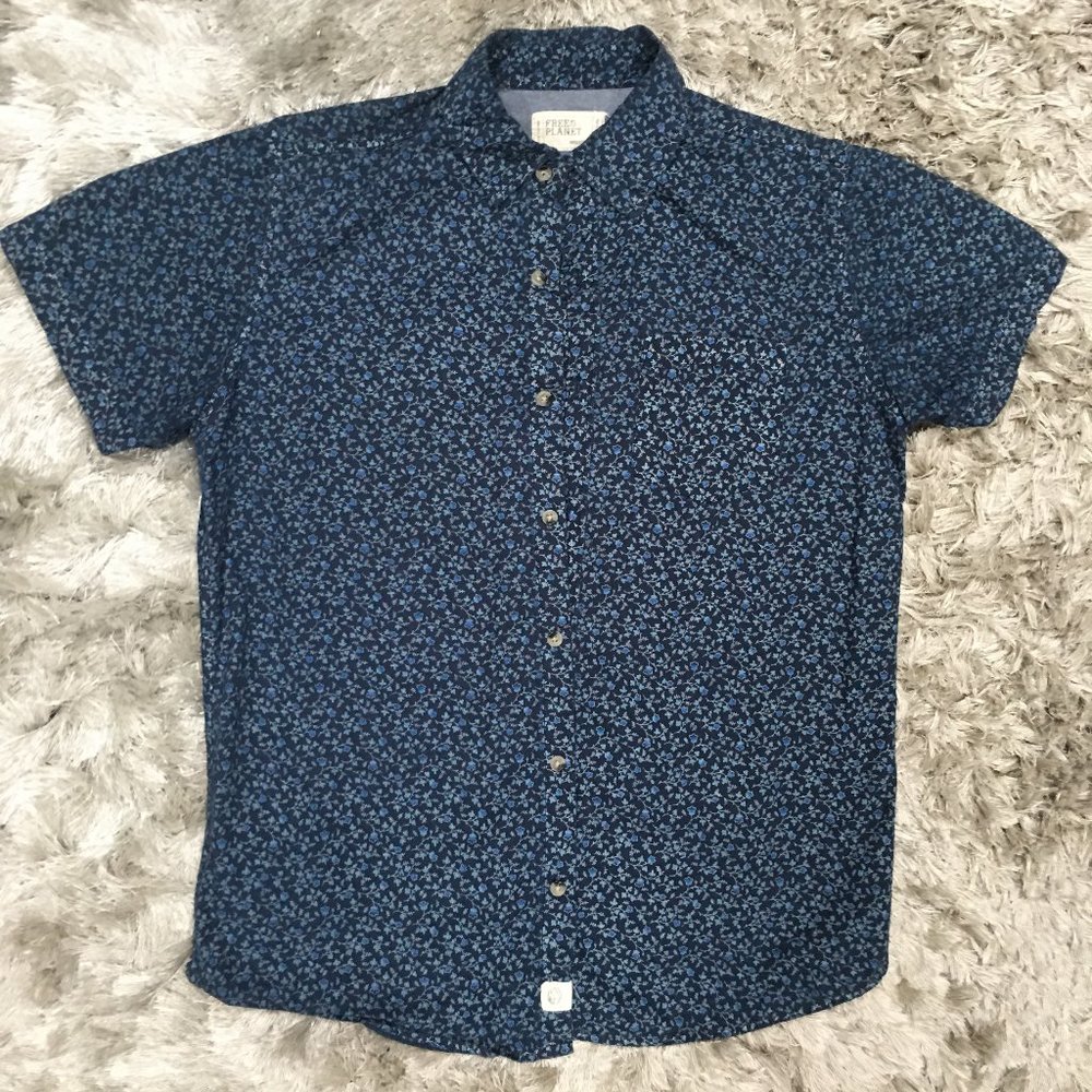 Mens Short-Sleeve Button-Down